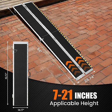 ANIXOL Portable Aluminum Wheelchair Ramp