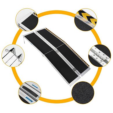 ANIXOL Portable Aluminum Wheelchair Ramp