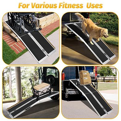 ANIXOL Portable Aluminum Wheelchair Ramp