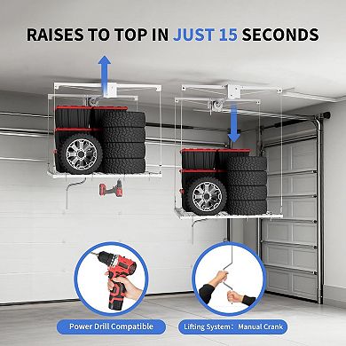 ANIXOL Overhead Garage Storage Rack