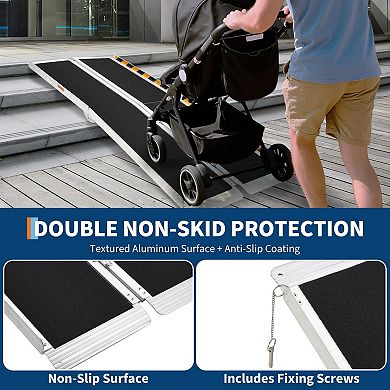 ANIXOL Portable Aluminum Wheelchair Ramp