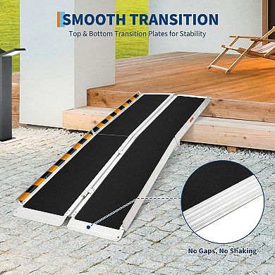 ANIXOL Portable Aluminum Wheelchair Ramp