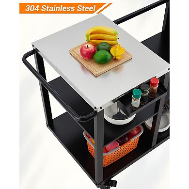 ANIXOL Outdoor Kamado Grill Prep Table