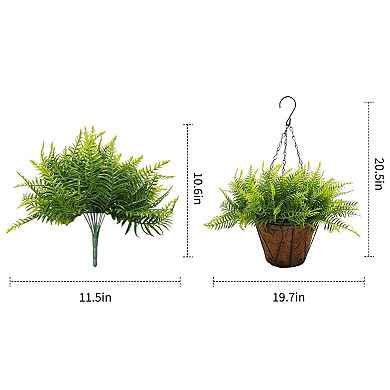 ANIXOL Artificial Fern Hanging Planters