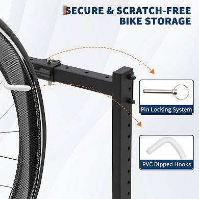 ANIXOL Freestanding Vertical Bike Storage Rack