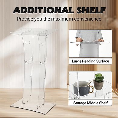 ANIXOL Acrylic Floor Podium Stand
