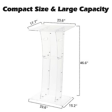 ANIXOL Acrylic Floor Podium Stand