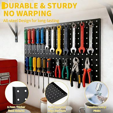 ANIXOL Metal Pegboard Wall Organizer