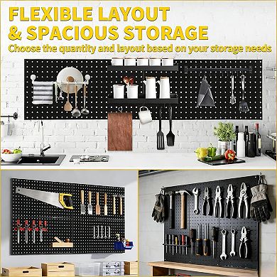 ANIXOL Metal Pegboard Wall Organizer