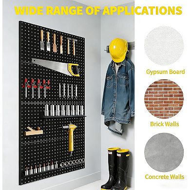 ANIXOL Metal Pegboard Wall Organizer