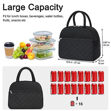 10L Insulated Lunch Tote Leakproof Cooler for Work Picnic Travel