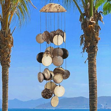 Handmade Coconut Shell Wind Chimes