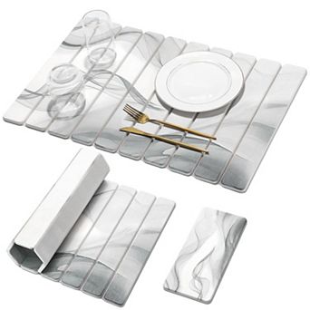 2 Large Stone Dish Drying Mat Diatomaceous Earth Quick Dry Pad 24"x16" 8"x4"