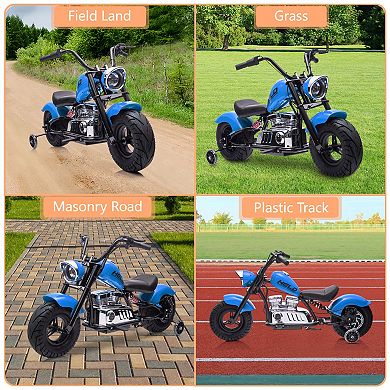 ANIXOL 36V Kids Electric Dirt Bike with LED Lights