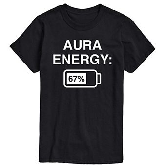Big & Tall Aura Energy 67 Percent Graphic Tee