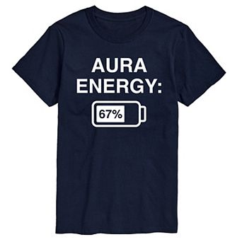 Big & Tall Aura Energy 67 Percent Graphic Tee