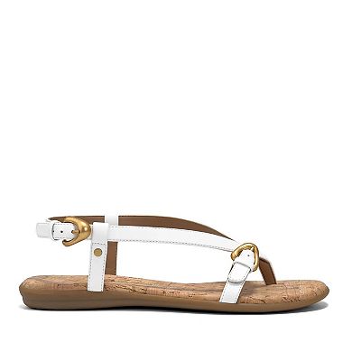 Aerosoles Iride Women's Thong Sandals With Buckle Accent