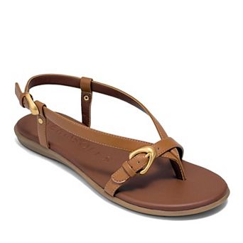 Aerosoles Iride Women's Thong Sandals With Buckle Accent