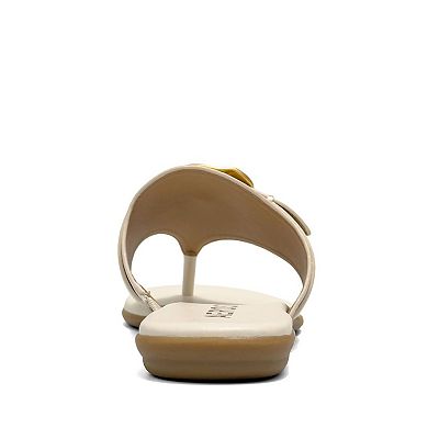 Aerosoles Glitz Women's Thong Sandals With Buckle Accent