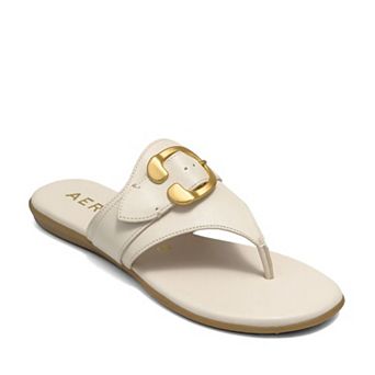 Aerosoles Glitz Women's Thong Sandals With Buckle Accent