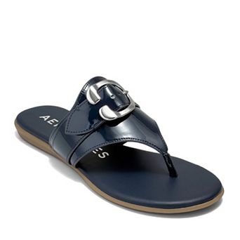 Aerosoles Glitz Women's Thong Sandals With Buckle Accent