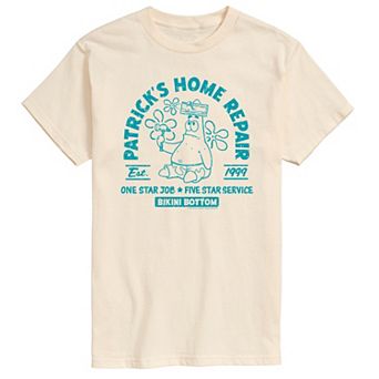 Big & Tall SpongeBob SquarePants Patrick's Home Repair Est. 1999 Graphic Tee