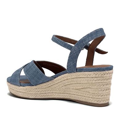 Aerosoles Casarina Women's Wedge Espadrille Sandals With Ankle Strap