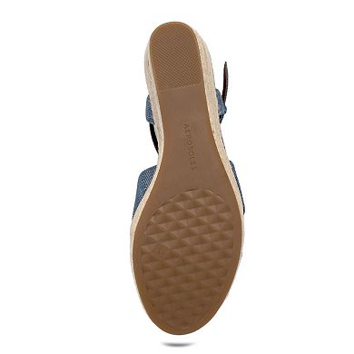 Aerosoles Casarina Women's Wedge Espadrille Sandals With Ankle Strap