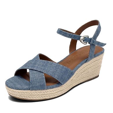 Aerosoles Casarina Women's Wedge Espadrille Sandals With Ankle Strap