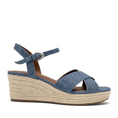 Aerosoles Casarina Women's Wedge Espadrille Sandals With Ankle Strap