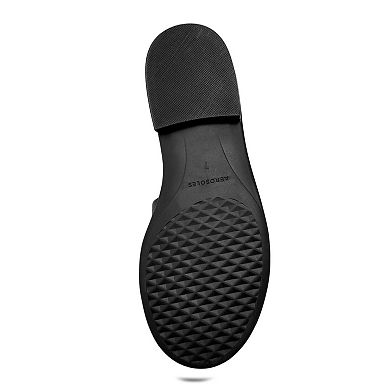 Aerosoles Begonia Women's Slip-On Flat Sandals with Flower Accent