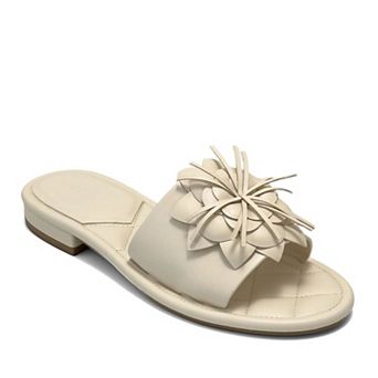 Aerosoles Begonia Women's Slip-On Flat Sandals with Flower Accent