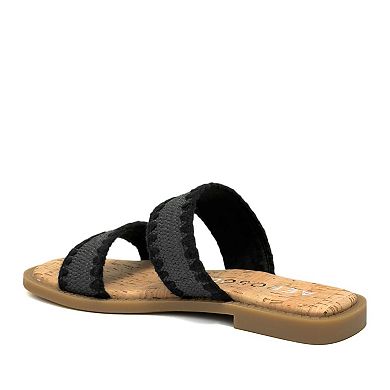 Aerosoles Centro Women's Slip-On Flat Slide Sandals