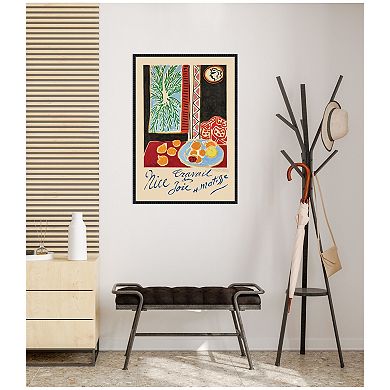 Nice Travail et Joie 1947 by Henri Matisse Framed Canvas Wall Art Print