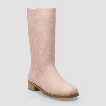 Sonoma Goods For Life® Riding Mid Shaft Boot Girls Block Heel Pull-On Boots