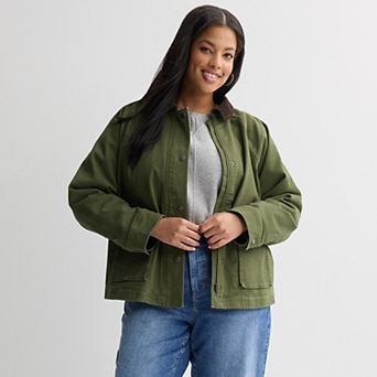 Plus Size Sonoma Goods For Life® Swing Chore Jacket