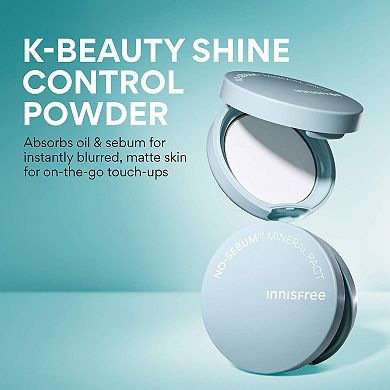 No-Sebum Mineral Compact Korean Setting Powder for Oil Control