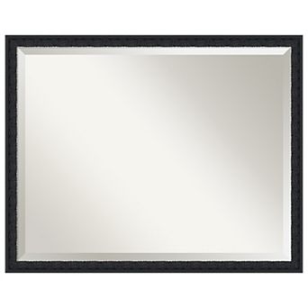 Bethany Beveled Wood Framed Bathroom Vanity Wall Mirror