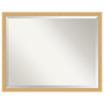 Bethany Beveled Wood Framed Bathroom Vanity Wall Mirror