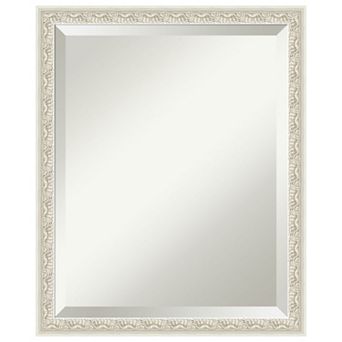 Bethany Beveled Wood Framed Bathroom Vanity Wall Mirror