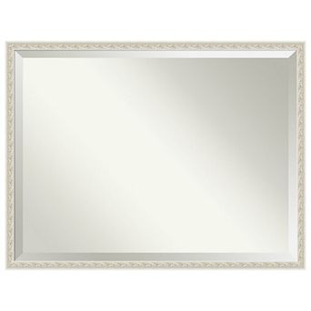 Bethany Beveled Wood Framed Bathroom Vanity Wall Mirror