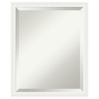 Bethany Beveled Wood Framed Bathroom Vanity Wall Mirror
