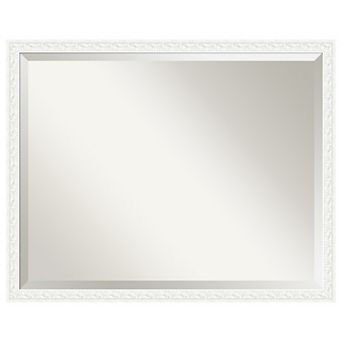 Bethany Beveled Wood Framed Bathroom Vanity Wall Mirror