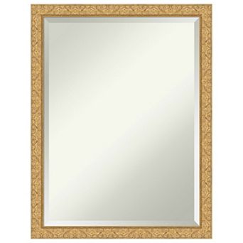 Lila Beveled Wood Framed Bathroom Vanity Wall Mirror