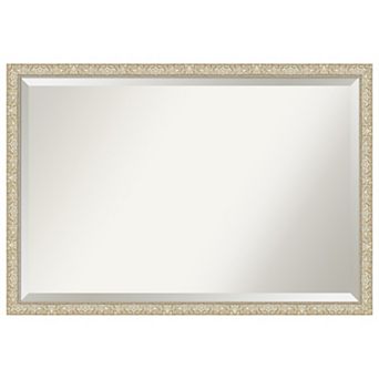Lila Beveled Wood Framed Bathroom Vanity Wall Mirror