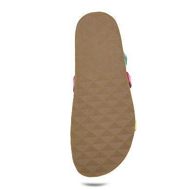 Aerosoles Liana Women's Flat Footbed Sandals With Adjustable Straps