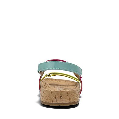 Aerosoles Liana Women's Flat Footbed Sandals With Adjustable Straps