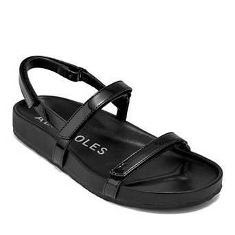 Aerosoles Liana Women's Flat Footbed Sandals With Adjustable Straps