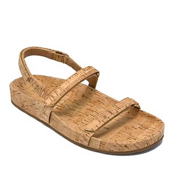 Aerosoles Liana Women's Flat Footbed Sandals With Adjustable Straps