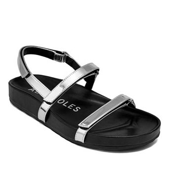 Aerosoles Liana Women's Flat Footbed Sandals With Adjustable Straps